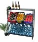 Preview: DanDiBo Beverage crate rack 6 crates with shelf Metal Stable 96435 Beverage crate holder 100 cm Beverage crate stand - Kopie