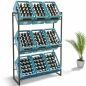 Preview: DanDiBo Bottle Crate Rack 9 Crates 96633 Beverage Rack Crate Holder Beer Crate Shelf Water Bottle Storage Shelf