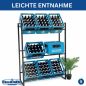 Preview: DanDiBo Bottle Crate Rack 9 Crates 96633 Beverage Rack Crate Holder Beer Crate Shelf Water Bottle Storage Shelf