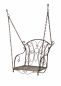 Preview: Hängesessel Metall Garten 18811 Hängestuhl Hängeschaukel Schaukel Hängebank Gartenschaukel Hollywoodschaukel