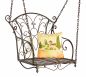 Preview: Hängesessel Metall Garten 18811 Hängestuhl Hängeschaukel Schaukel Hängebank Gartenschaukel Hollywoodschaukel