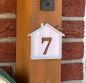 Preview: DanDiBo house number sign house number sign M sticker room number for house hotel door door number self-adhesive UV resistant