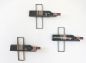 Preview: Wine rack D3 made of metal Bottle rack set of 3 Wall rack Bottle rack Shelf ...