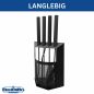 Preview: DanDiBo Kaminbesteck Schwarz Modern 5 Teilig Set 96616 Kaminset Kamingarnitur Ofenbesteck