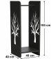 Preview: Firewood rack 10-1470 Fireplace wood rack 100 cm Wood basket Fireplace wood holder Wood rack