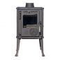 Preview: Kaminofen Gusseisen Ofen Antik Holz Guca Iskra Holzofen Klein 6 kW Kamin Gusseisenofen Dauerbrandofen Werkstattofen Hüttenofen Heizofen