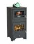 Preview: Kaminofen mit Backfach und Herdplatte Ever 2 Holzofen 7,85 kW Kamin Ofen Holz Werkstattofen Hüttenofen Heizofen