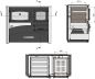 Preview: EEK A fireplace stove with baking compartment and stovetop ABC Concept 2 Air Left multi-use wood-burning stove 11.6 kW fireplace stove wood workshop stove Swedish stove cabin stove heating stove wood stove