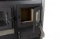 Preview: EEK A fireplace stove with baking compartment and stovetop ABC Concept 2 Air Left multi-use wood-burning stove 11.6 kW fireplace stove wood workshop stove Swedish stove cabin stove heating stove wood stove