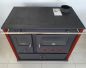 Preview: EEK A+ wood-burning stove with baking compartment and hob Pracktik Lux red wood-burning stove 9.5 kW wood-burning stove wood-burning fireplace wood-burning stove wood-burning stove wood-burning stove