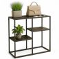 Preview: DanDiBo Console Table Narrow Metal Modern 80x80x26 cm Sideboard End Table 96634 Storage Table Hallway Table Sofa Table