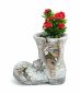 Preview: DanDiBo magnesia plant pot boot flower pot 32 cm weatherproof frostproof 715432 planter planter artificial stone garden garden decoration decorative figure garden decoration figure