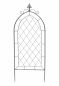 Preview: DanDiBo climbing aid metal trellis 120 cm grey 96193 climbing aid ground plug flower holder climbing column