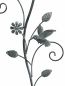 Preview: DanDiBo climbing support with flower trellis made of metal H-110 cm Climbing support 96014 Vine for climbing plants Vintage