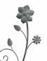 Preview: DanDiBo climbing support with flower trellis made of metal H-110 cm Climbing support 96014 Vine for climbing plants Vintage