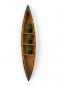 Preview: DanDiBo Shelf Boat Wall shelf 120 cm in boat shape made of wood Antique MR83 Maritime boat shelf Bathroom shelf Bathroom cabinet Brown for the wall