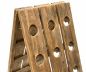 Preview: DanDiBo shaking board wine rack Bottle rack for 24 bottles made of wood 96171 natural vintage dark