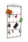 Preview: DanDiBo key holder wall metal hook rack with 16 hooks Brown 75 cm 562399 Key rack Key rack Wall organiser