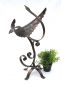 Preview: Wrought iron sundial Phoenix Weatherproof 65 cm garden clock metal Phoenix clock