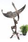 Preview: Wrought iron sundial Phoenix Weatherproof 65 cm garden clock metal Phoenix clock