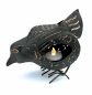 Preview: DanDiBo Teelichthalter Metall Figur Klein Windlicht Huhn für 1 Teelicht Vogel 19 cm Kerzenständer 93403 Vintage Witzig