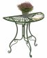Preview: Table Half-round wall table 93995 Side table metal 80 cm Garden table Half-round table Wall console Console wall