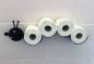 Preview: DanDiBo Toilettenpapierhalter Raupe WC Ersatzrollenhalter Wandmontage Schwarz Metall Papierhalter Rollenhalter