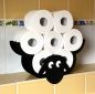 Preview: DanDiBo Toilet roll holder Sheep Wall Black Wood Toilet roll holder Toilet roll holder Replacement toilet roll holder Toilet roll holder
