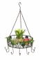 Preview: DanDiBo pot hanger 96006 Pan hanger D-39 cm Ceiling shelf Hanging shelf hanger Sausage crown