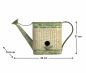 Preview: DanDiBo bird house with hanging flower pot metal decorative watering can weatherproof 481999 nesting box 40 cm feeding station for birds shabby metal can balcony