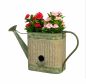 Preview: DanDiBo bird house with hanging flower pot metal decorative watering can weatherproof 481999 nesting box 40 cm feeding station for birds shabby metal can balcony