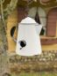 Preview: DanDiBo Vogelhaus zum Aufhängen Metall Deko Kaffeekanne wetterfest 521864 Nistkasten Teekanne Futterstation für Vögel Shabby mit Kette Metallkanne Kanne Balkon