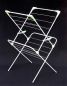 Preview: DanDiBo Clothes horse tower foldable 2 levels Stand dryer 93919 Clothes dryer Clothes tower Foldable Narrow Metal without castors Space-saving Foldable