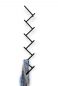 Preview: DanDiBo wall coat rack with 10 hooks coat hooks 96281 coat rack black 80 cm coat hooks wall shelf hooks