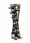Preview: DanDiBo Design Wine Rack Metal Black Flower Column Esperanza 80 cm Bottle Rack Standing Bottle Rack Bottle Holder Flower Stand