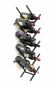 Preview: DanDiBo wine rack metal black wall expandable for 9 bottles Acord bottle rack 96277 bottle rack wine bottle holder bottle holder