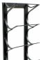 Preview: DanDiBo Weinregal Etude Wand & Stand Metall Schwarz 96318 Flaschenständer für 8 Flaschen Flaschenregal Flaschenhalter Weinflaschenregal