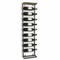 Preview: DanDiBo Weinregal Wand Metall Schwarz 240403 Flaschenregal Schmal Wandmontage Wine Rack Weinflaschenhalter Weinhalter Flaschenhalter
