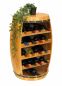 Preview: DanDiBo Weinregal Holz Weinfass Natur 70 cm 371 Bar Flaschenregal Flaschenständer Fass Holzfass