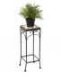 Preview: DanDiBo flower stool mosaic square 46 cm flower stand 12012 side table plant stand mosaic table