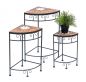 Preview: Merano mosaic flower stool set of 3 12013 flower stand 42, 52 and 62 cm corner shelf