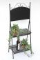 Preview: Flower stage 130837 made from metal with Chalk board 108cm Flower stand Plant stage