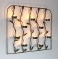 Preview: Wall tea light holder 10-0370 Metal wall candle holder 53 cm Tea light holder