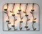 Preview: Wall tea light holder 10-0370 Metal wall candle holder 53 cm Tea light holder