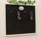 Preview: Note board with key strip 12676 Chalkboard 40 cm Memo board Info board Hook