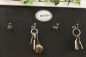 Preview: Note board with key strip 12676 Chalkboard 40 cm Memo board Info board Hook