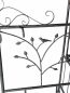 Preview: DanDiBo rose arch with door metal 18602 archway garden gate iron climbing aid trellis arched gate