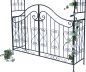 Preview: Rose arch with gate 131872 made from metal Garden gate 282x160cm Plant support