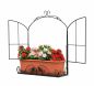 Preview: DanDiBo wall flower holder window black metal wall flower stand flower rack wall shelf shelf