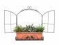 Preview: DanDiBo wall flower holder window black metal wall flower stand flower rack wall shelf shelf